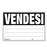 Cartello Vendesi - 24 x 33 cm - colori assortiti - Edipro - E9202 - 8023328920203 - DMwebShop