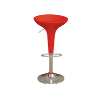 Sgabello bar - ABS-acciaio cromato - 35 x 45 x 55-78 cm - rosso - Serena Group - HC148R - 8032937533100 - DMwebShop