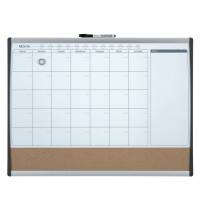Organizer magnetico con calendario mensile - 58,5 x 43 cm - Nobo - 1903813 - 5028252346689 - DMwebShop