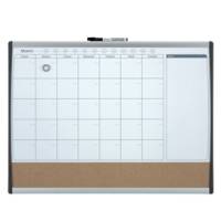 Organizer magnetico con calendario mensile - 58,5 x 43 cm - Nobo - 1903813 - 5028252346689 - DMwebShop