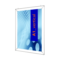 Cornice con pinze Poster Stretch - formato utile 70 x 100 cm - Studio T - PSO70x100 - 8033162462173 - DMwebShop