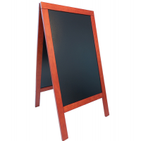 Lavagna Sandwich - cavalletto mogano - 71 x 135 cm - Securit - SBS-M-135 - 8717624241130 - DMwebShop