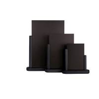 Lavagna da tavolo Elegant - A5 - 20 x 23 x 6 cm - nero - Securit - ELE-BL-ME - 8718226491831 - DMwebShop
