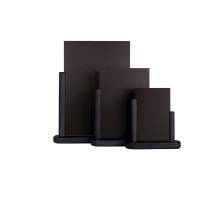 Lavagna da tavolo Elegant - A6 - 15,5 x 17 x 5 cm - nero - Securit - ELE-BL-SM - 8718226492494 - DMwebShop