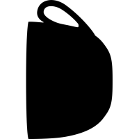 Lavagna da parete Silhouette - 44,5 x 30 cm - forma tazza - nero - Securit - FB-CUP - 8718226493866 - DMwebShop