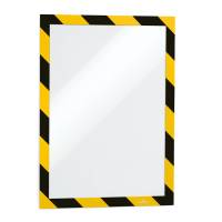 Cornice adesiva Duraframe Security A4 - pannello magnetico - 21 x 29,7 cm - giallo-nero - conf. 2 pezzi - Durable - 4944-130 - 4005546406541 - DMwebShop