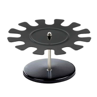 Portatimbri circolare - 12 posti - nero - metallo - Koala - Turikan 7203