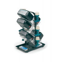 Portatimbri Fishbone - 6+6 posti - nero - Turikan 7200