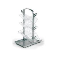Portatimbri Fishbone - 6+6 posti - silver - Turikan - 7200S - 8028422572006 - DMwebShop