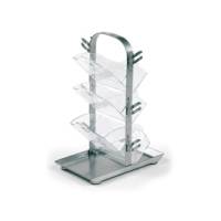 Portatimbri Fishbone - 6+6 posti - silver - Turikan - 7200S - 8028422572006 - DMwebShop
