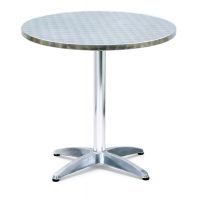 Tavolo bar - tondo - Ø 70 cm - altezza 70 cm - alluminio-acciaio - Serena Group 40404D