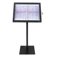 Espositore a LED per esterni-interni - display 4 x A4 - Securit - MCS-4A4-BL-SET - 8718226497987 - DMwebShop