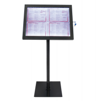 Espositore a LED per esterni-interni - display 4 x A4 - Securit