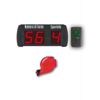 Kit completo elimina code multifunzione (2 numeri + 9 sportelli) - Numero di turno + sportello - Printex