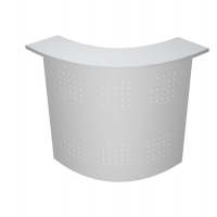 Sopralzo angolare reception Easy - 90 gradi - 96,5 x 96,5 x 115 cm - grigio-metallo - Artexport - BA_9 - DMwebShop