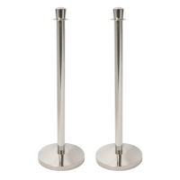Colonnina segnapercorso cromata Budget altezza - 100 cm - conf. 2 pezzi - Securit - RS-LW-CH - DMwebShop