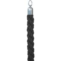 Cordone intrecciato per colonnina segnapercorso - colore nero - lunghezza 150 cm - Securit - RS-CLRP-CHBL - 8717624242830 - DMwebShop