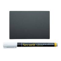 Targhette - 7,4 x 10,5 cm - A7 - nero - set 20 pezzi - Securit - TAG-A7-WT - 8718226491459 - DMwebShop