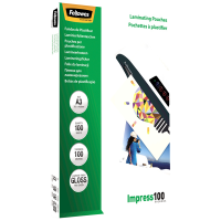 Pouches Impress100 - A3 -303 x 426 mm - 2 x 100 mic - scatola 100 pezzi - Fellowes - 5351205 - 77511535123 - DMwebShop