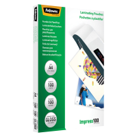 Pouches Impress100 - A4 - 216 x 303 mm - 2 x 100 micron - scatola 100 pezzi - Fellowes - 5351111 - 77511535116 - DMwebShop