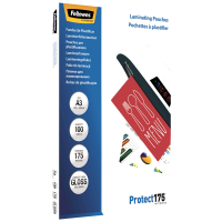 Pouches Protect175 - A3 - 303 x 426 mm - 2 x 175 micron - scatola 100 pezzi - Fellowes - 5308803 - 77511530883 - DMwebShop
