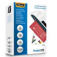 Pouches Protect175 - A4 - 2 x 175 micron - scatola 100 pezzi - Fellowes - 5308703 - 77511530876 - DMwebShop