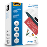 Pouches Protect175 - A4 - 2 x 175 micron - scatola 100 pezzi - Fellowes - 5308703 - 77511530876 - DMwebShop