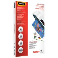 Pouches Capture125 Superquick - A4 - 216 x 303 mm - 2 x 125 micron - scatola 100 pezzi - Fellowes - 5440101 - 77511544019 - DMwebShop