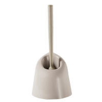 Portascopino angolare - 13 x 13 x 39 cm - plastica - bianco - Perfetto 0087