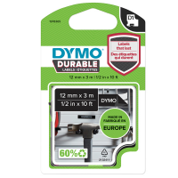 Nastro D1 Durable - 12 mm x 3 mt - nero-bianco - Dymo - 1978365 - 3501179783659 - DMwebShop