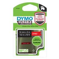 Nastro D1 Durable - 12 mm x 3 mt - bianco-rosso - Dymo - 1978366 - 3501179783666 - DMwebShop
