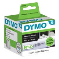 Rotolo 260 etichette LW - 36 x 89 mm - carta - indirizzi estesi - bianco - Dymo - 1983172 - 3501179831725 - DMwebShop