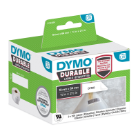 Rotolo 450 etichette LW Durable Industrial - 1933085 - 19 x 64 mm - carta - bianco - conf. 2 rotoli - Dymo - 2112284 - 3026981122842 - DMwebShop