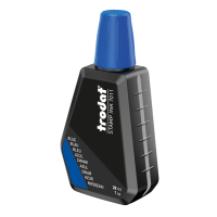 Inchiostro 7011 per timbro in gomma - 28 ml - blu - Trodat 55883