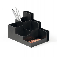 Portaoggetti da scrivania Optimo - 16,2 x 11,8 x 11 cm - nero - Durable 1701588058