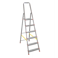 Scala domestica Stella Basic - 6 gradini - alluminio - Marchetti 21026