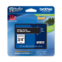 Nastro - bianco-nero - 18 mm x 8 mt - Brother - TZe345 - 4977766685795 - DMwebShop