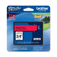 Nastro - nero-rosso - 18mm x 8 mt - TZE441 - Brother - TZE-441 - 4977766686327 - DMwebShop