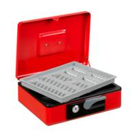 Cassetta portavalori Deluxe 23x18,5x8 cm rosso - 18003