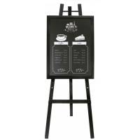 Cavalletto in legno nero altezza 165 cm Securit EZL BL 165 - 13475