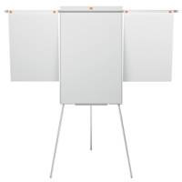 Lavagna portablocco Classic con cavalletto 100 x 68,5 cm bracci estensibili bianco - 13530