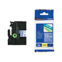 Nastro Bianco Blu TZE535,12 mm x 8mt - 17555