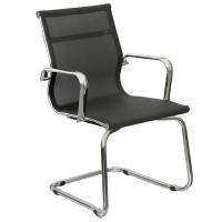 Seduta visitatore Pollux space PXV con braccioli inclusi nero - 17390