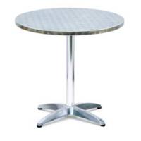 Tavolo bar tondo diametro 70 cm altezza 70 cm alluminio acciaio Serena Group 40404D - 17574