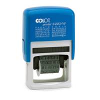 Timbro Printer S220 W Polinomio 12 diciture 4 mm autoinchiostrante - 13735