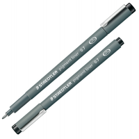 Pennarello Pigment Liner 308 - nero - 0,7 mm - conf. 10 pezzi - Staedtler - 308 07-9 - 4007817326701 - DMwebShop