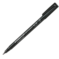 Pennarello Lumocolor Permanent 318 - punta 0,6 mm - nero - conf. 10 pezzi - Staedtler - 318-9 - 4007817304563 - DMwebShop