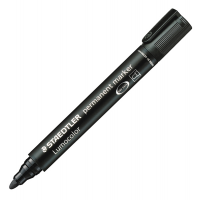 Marcatore Lumocolor permanent 352 - punta tonda - tratto 2 mm - nero - conf. 10 pezzi - Staedtler - 352-9 - 4007817304648 - DMwebShop
