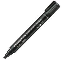 Marcatore Lumocolor permanent 350 - punta a scalpello - tratto - 2 - 5 mm - nero - conf. 10 pezzi - Staedtler - 350-9 - 4007817321546 - DMwebShop