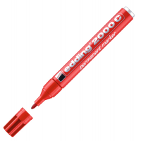 Marcatore permanente 2000c - punta tonda - 1,5 - 3 mm - rosso - conf. 10 pezzi - Edding - E-2000C 002 - 4004764878437 - DMwebShop